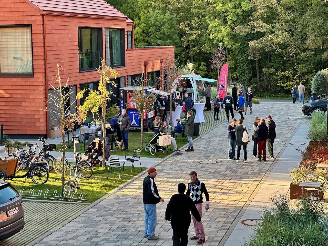 Die Spielstraße von De ole School in Hohwacht am Lauftag